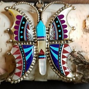 Native American Jewelry Butterfly Pendant
